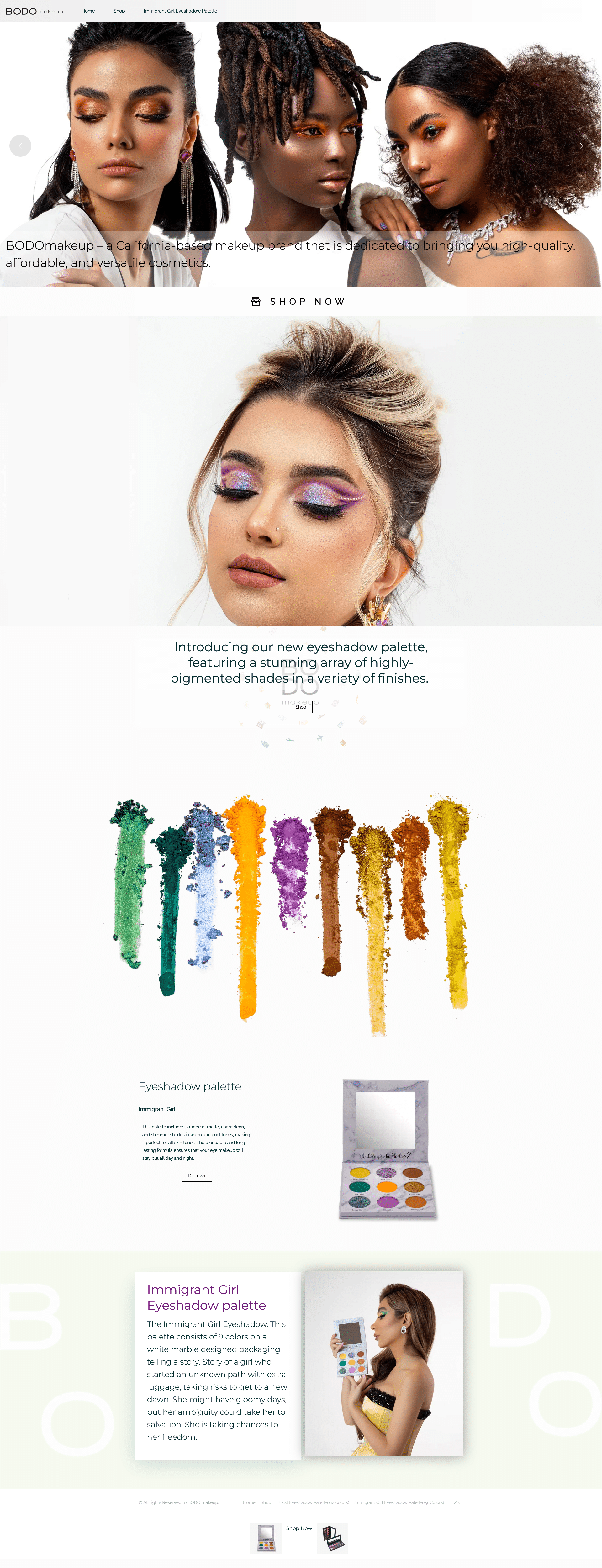 طراحی و اجرای فروشگاه اینترنتی BODOMakeup